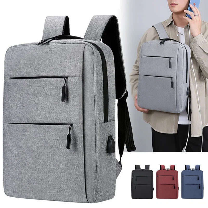 USB Charging Travel Backpack - Large Capacity Laptop Bag