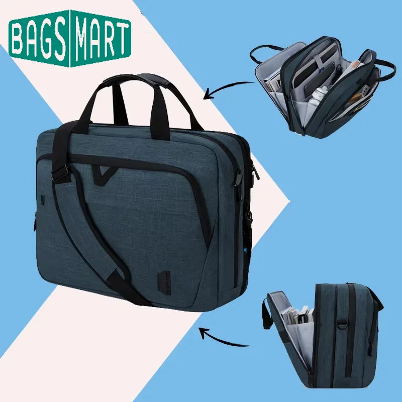 BAGSMART Expandable Laptop Bag